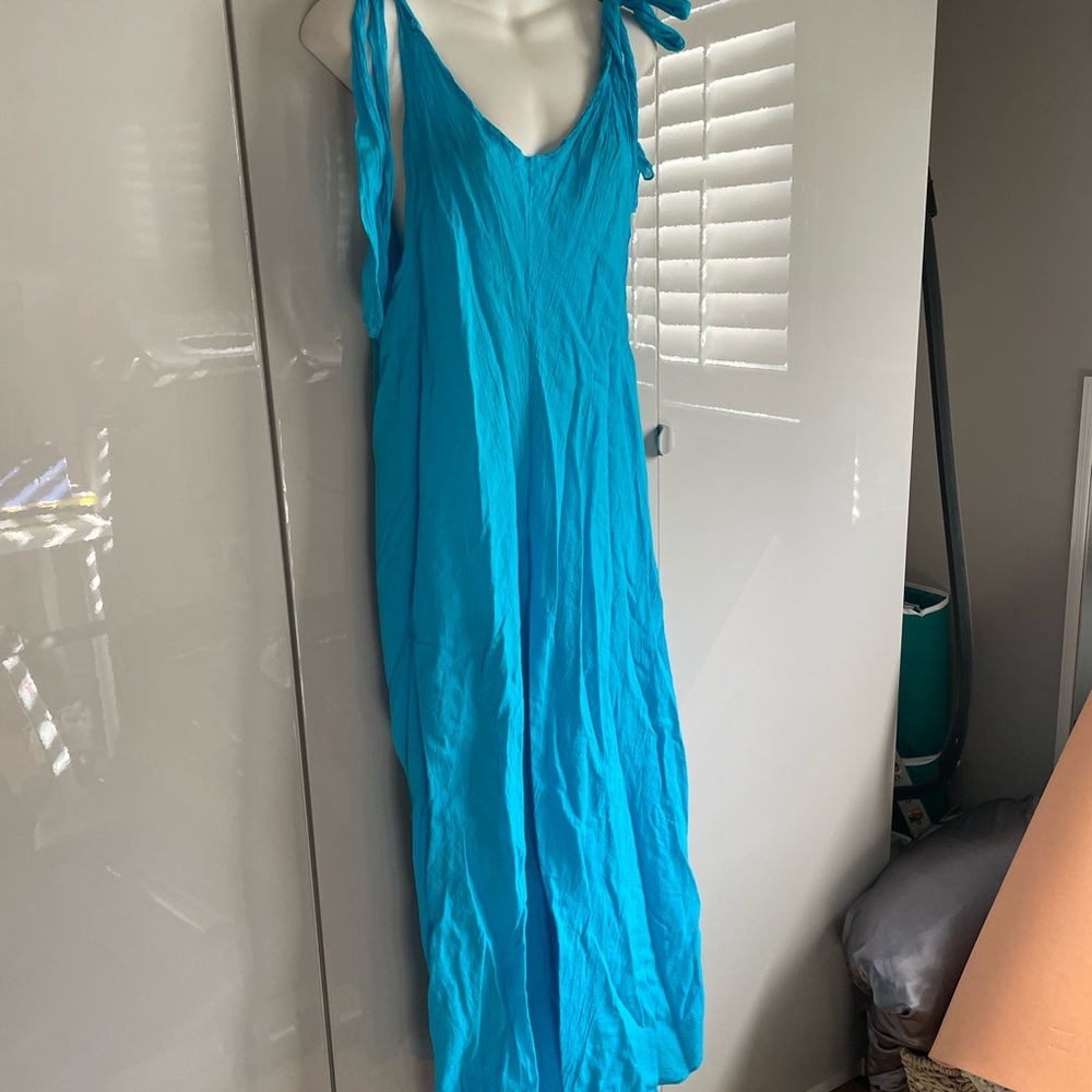 Vibrant Blue Sleeveless Dress